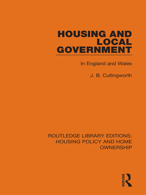 cover image of Housing and Local Government